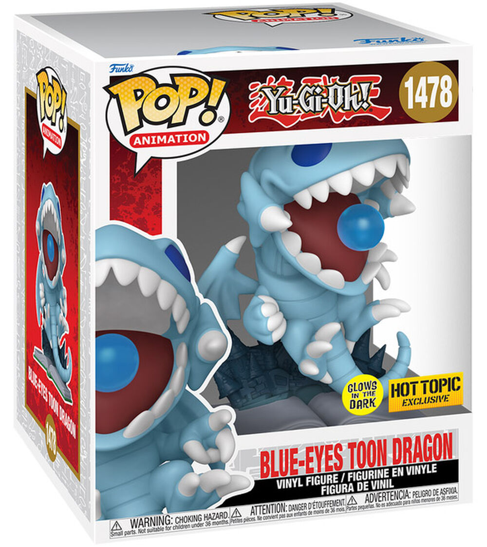 Figurine Funko Pop! Super N°1478 - Yu Gi Oh! - Dragon Toon Yeux Bleus (attaque)