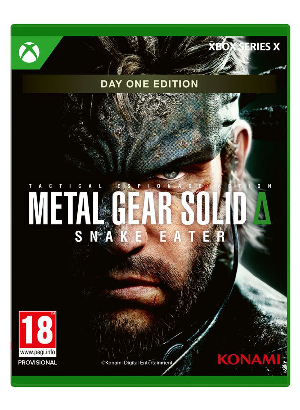 Pochette avant du jeu Metal Gear Solid Delta Snake Eater Day One Edition Xbox Series X