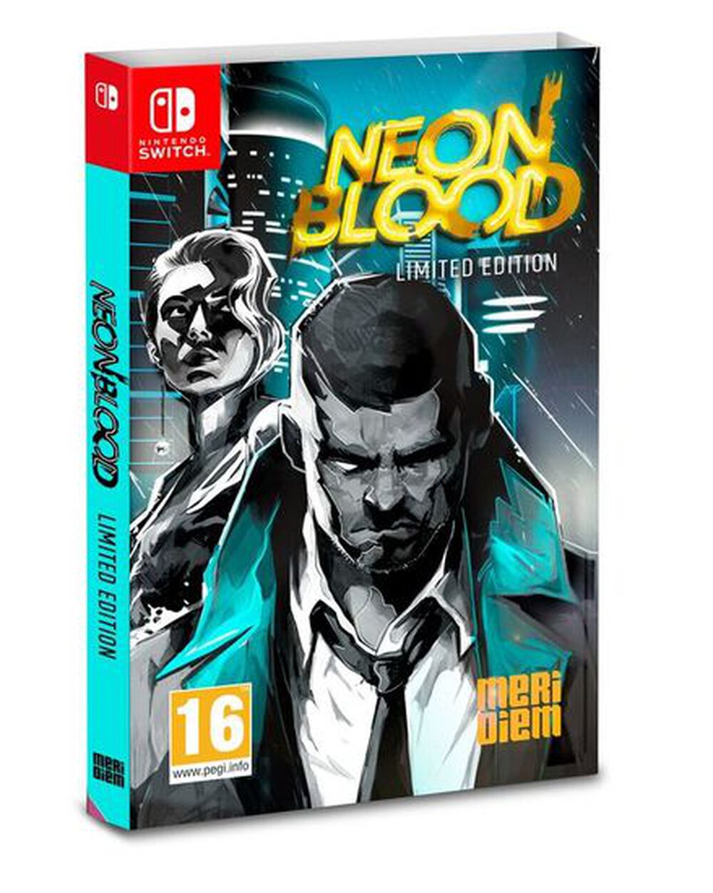 Pochette avant du jeu Neon Blood Limited Edition Nintendo Switch