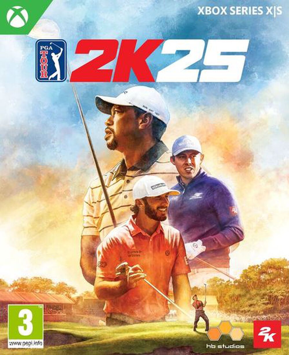 Pochette avant du jeu PGA Tour 2K25 Xbox Series X