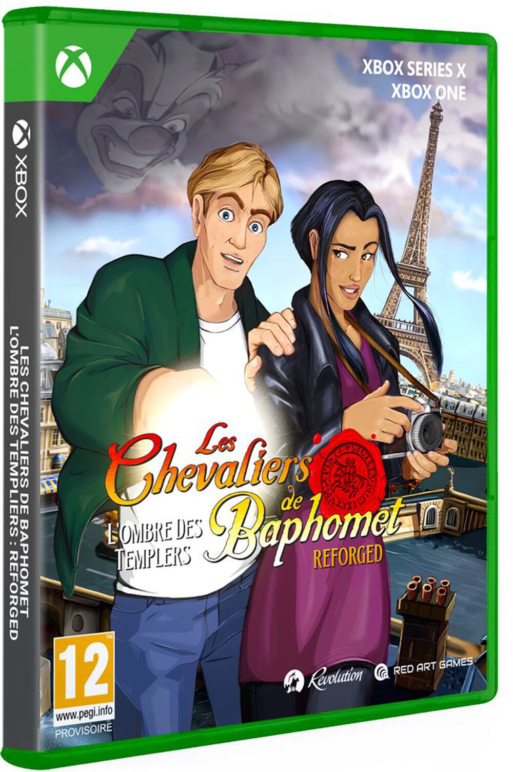 Pochette avant du jeu Broken Sword Les Chevaliers de Baphomet L'Ombre des Templiers: Reforged Xbox