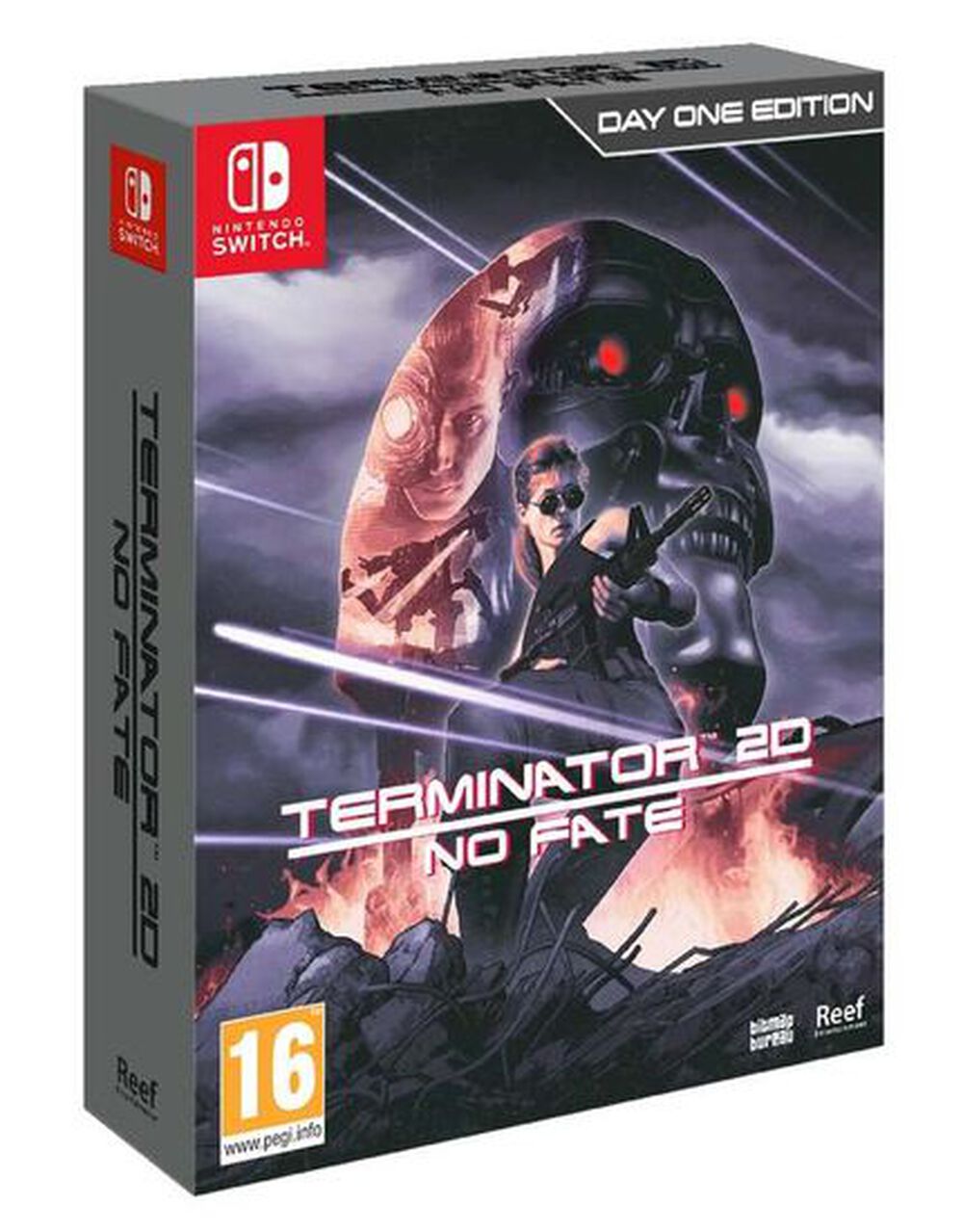 Pochette avant du jeu Terminator 2D No Fate Day One Edition Nintendo Switch