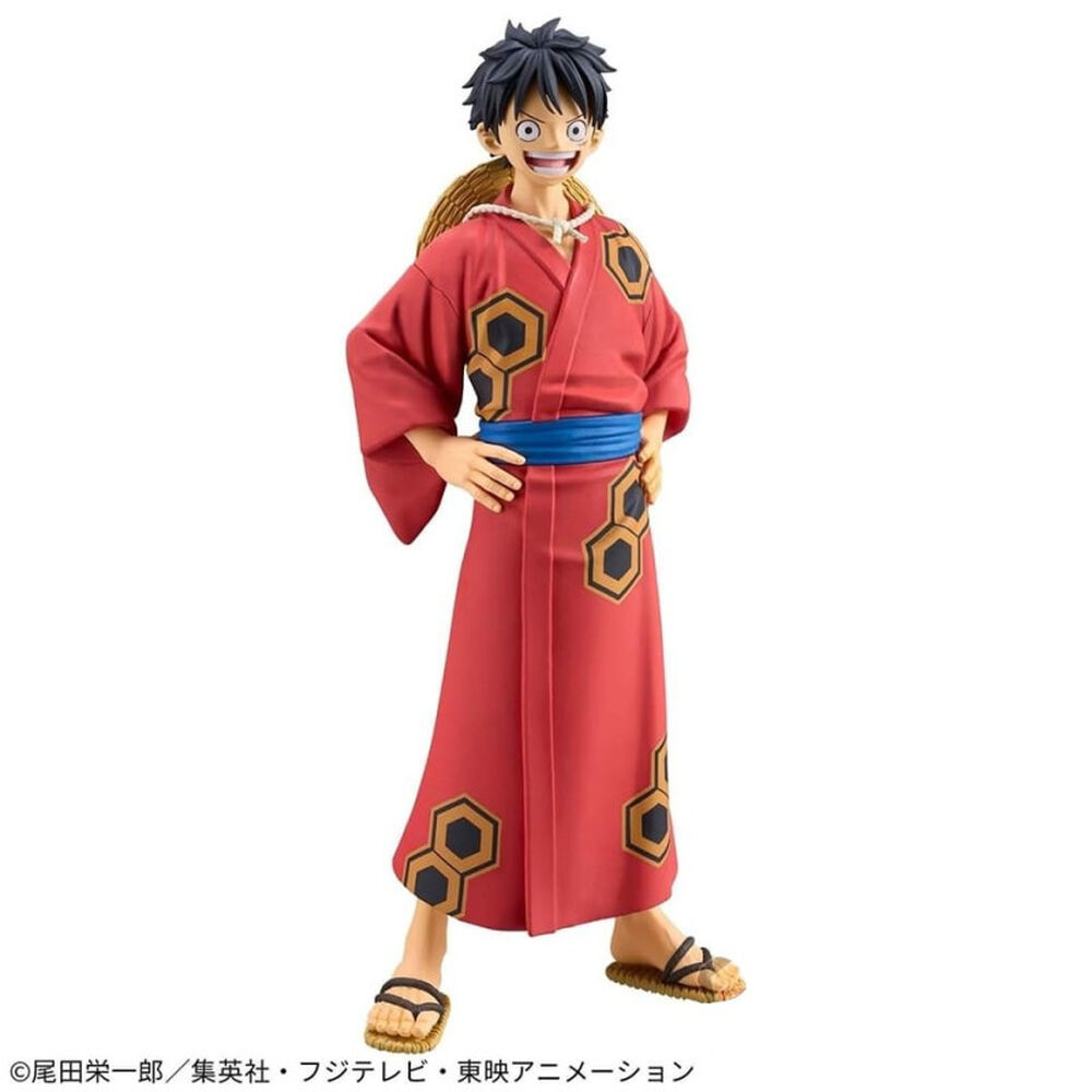 Figurine Dxf-the Grandline Series-wanokuni - One Piece - Monkey.d.luffy - Yukata