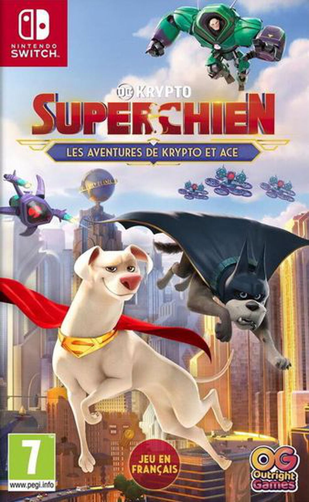 Outright Games Dc Krypto Super-Chien Les Aventures De Krypto Et Ace - Occasion Switch