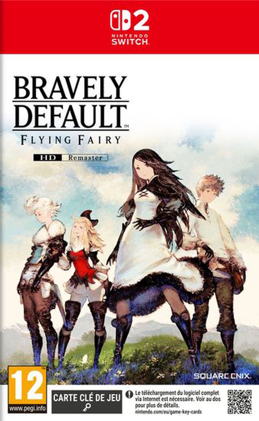 Pochette avant du jeu Bravely Default Flying Fairy Hd Remaster SWITCH 2