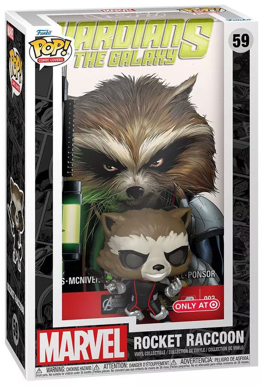 Figurine Funko Pop! N°59 - Marvel - Gardiens De La Galaxie - Rocket Raccoon