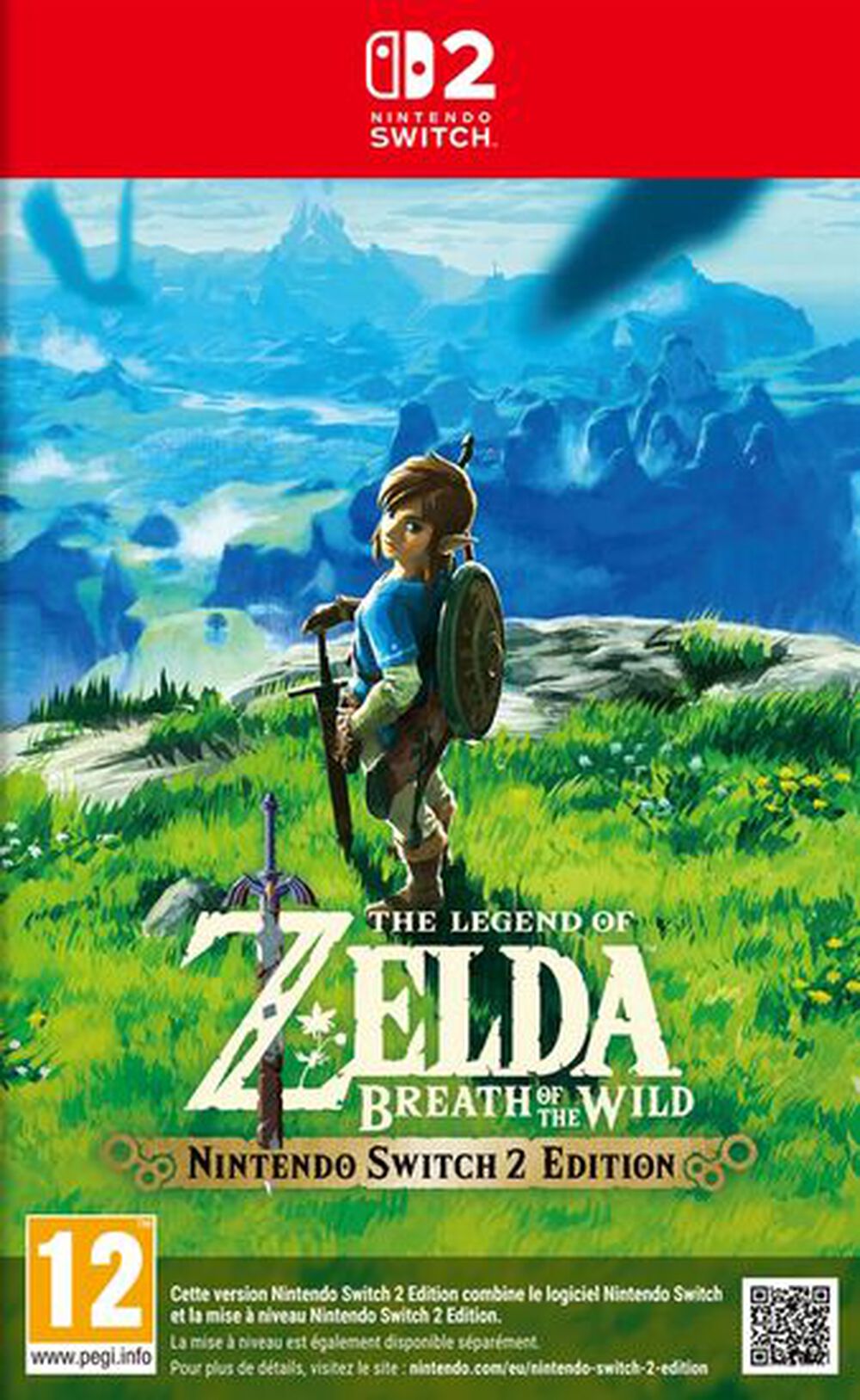 Pochette avant du jeu The Legend Of Zelda Breath Of The Wild Nintendo Switch 2 Edition SWITCH 2