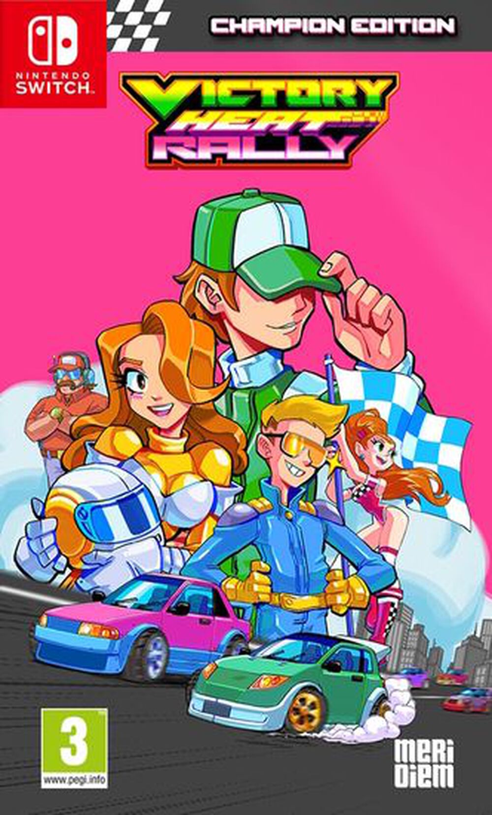 Pochette avant du jeu Victory Heat Rally Champion Edition SWITCH