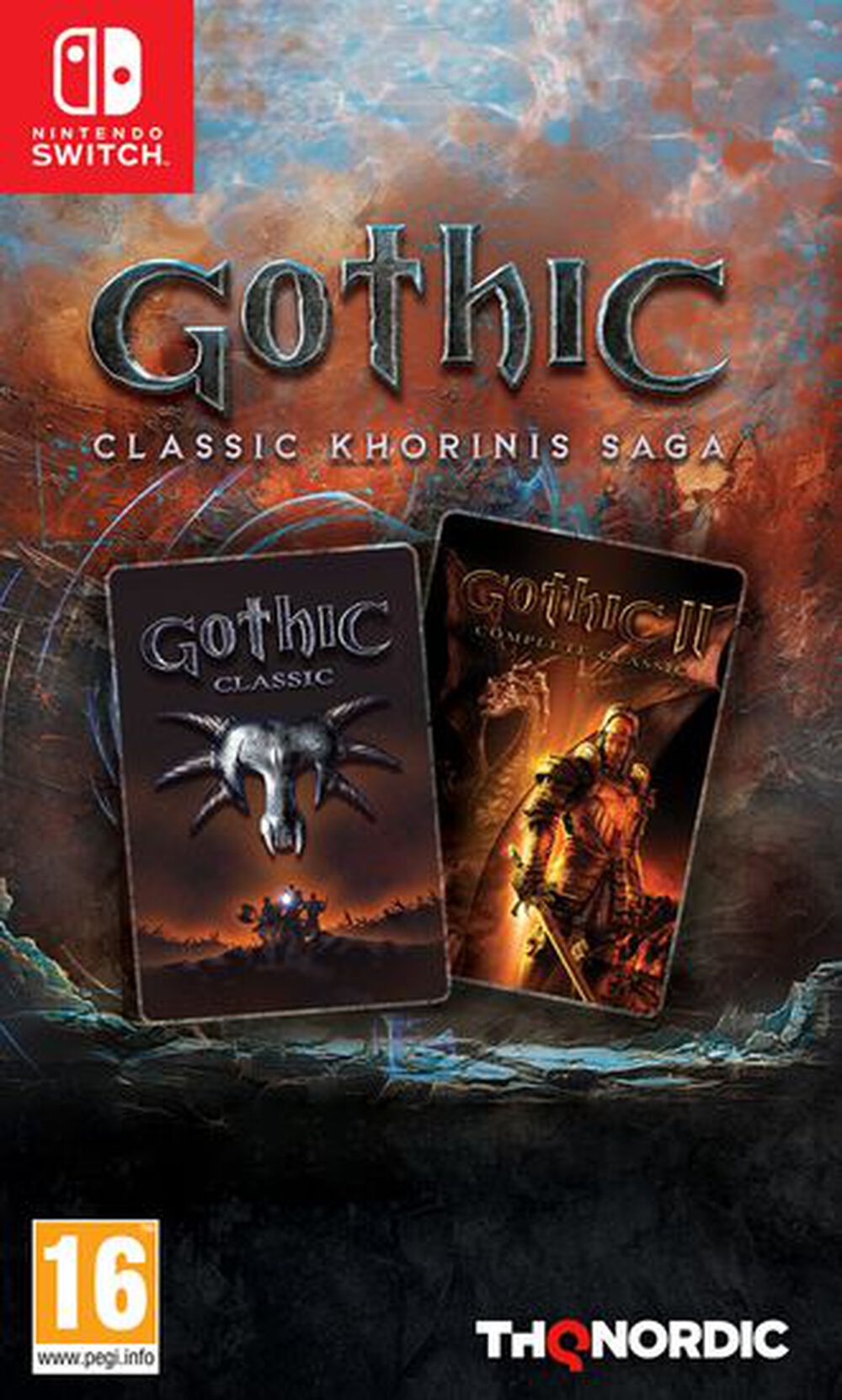 Pochette avant du jeu Gothic Classic Khorinis Saga Nintendo Switch