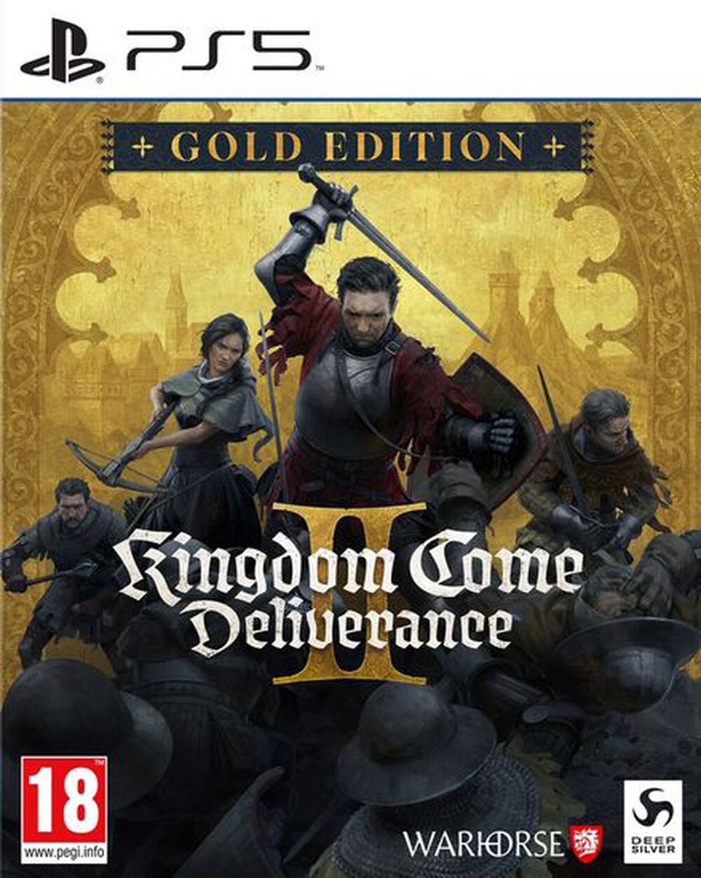 Pochette avant du jeu Kingdom Come: Deliverance II Gold Edition PS5