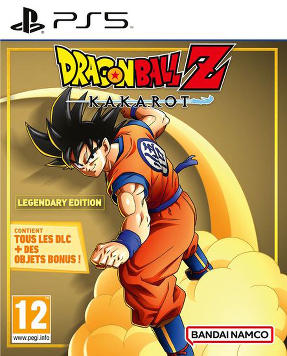 Pochette avant du jeu Dragon Ball Z Kakarot Legendary Edition PS5