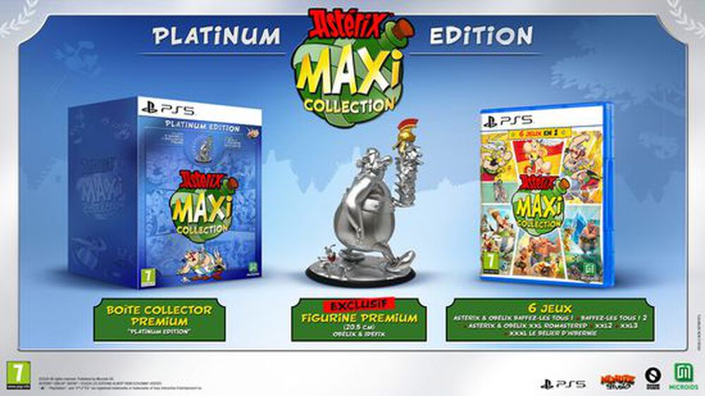 Asterix Maxi Collection Platinum Edition (inclus L'integral Des Jeux + Figurine PS5