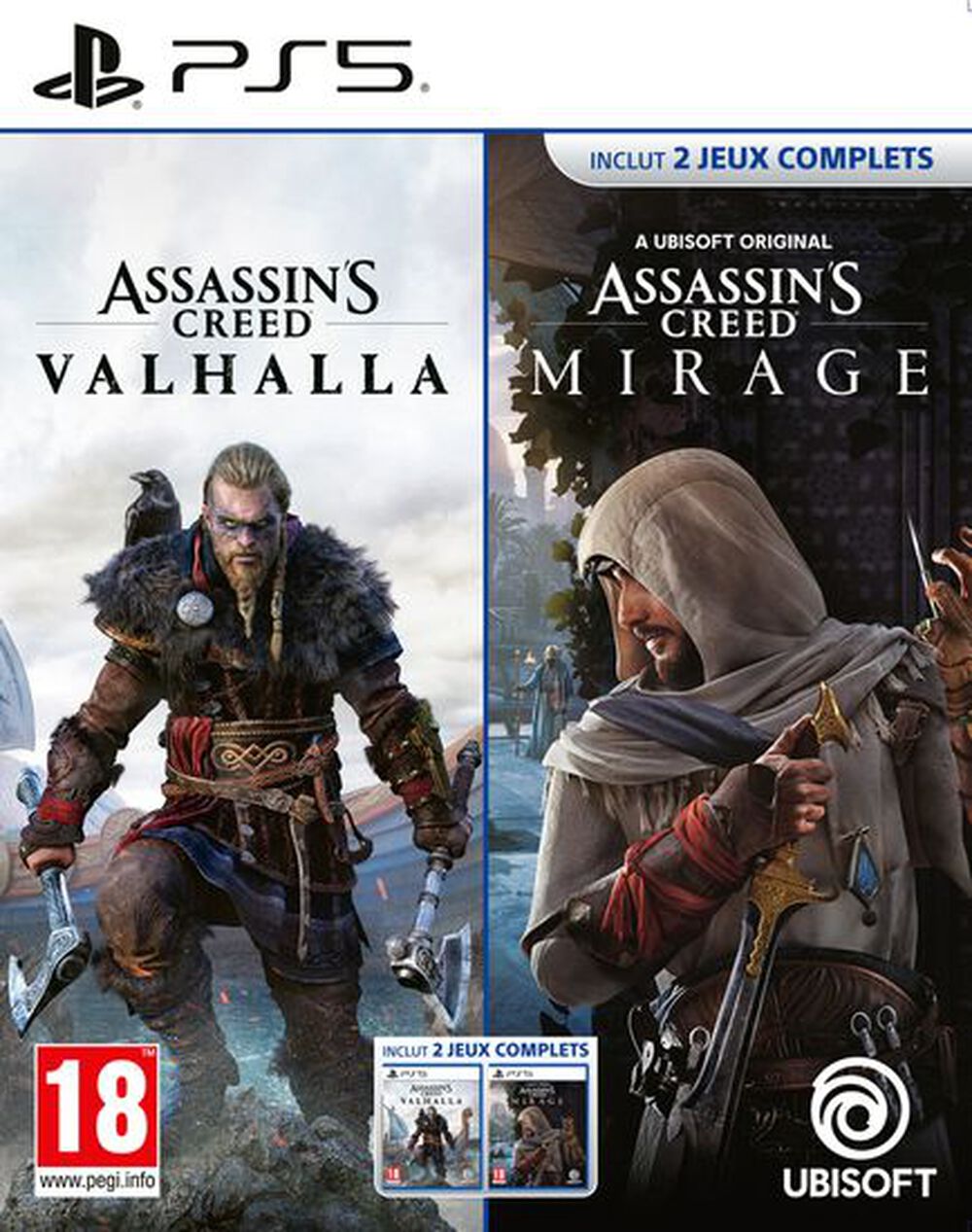 Compil Assassin's Creed Valhalla + Ac Mirage - Occasion PS5