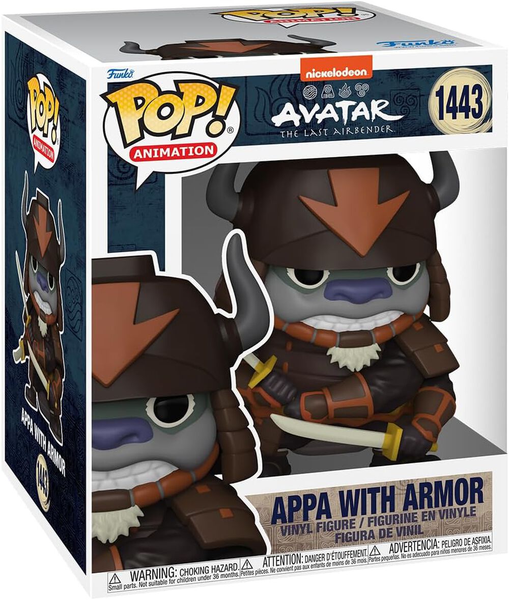 Figurine Funko Pop! Super - Avatar Le Dernier Maitre De L'air - Appa Avec Armure