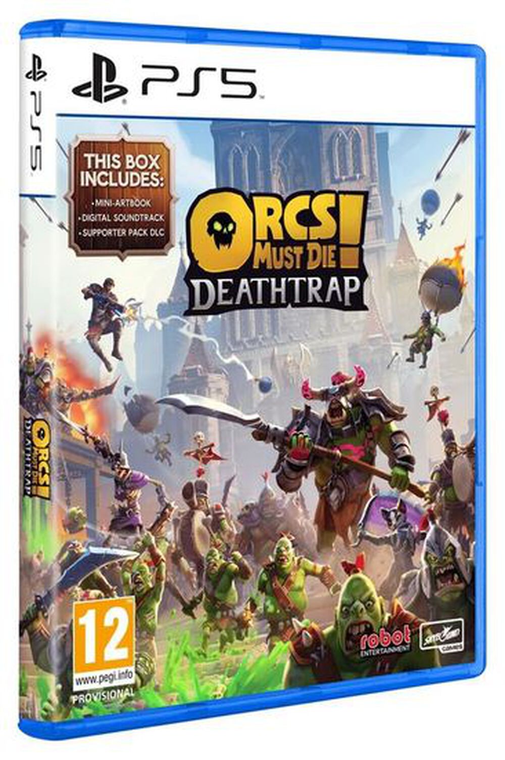 Pochette avant du jeu Orc Must Die! Deathtrap PS5