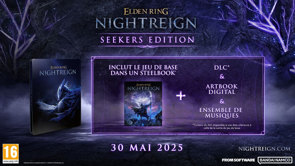 Pochette avant du jeu Elden Ring Nightreign Seekers Edition Deluxe XBOX SERIES X