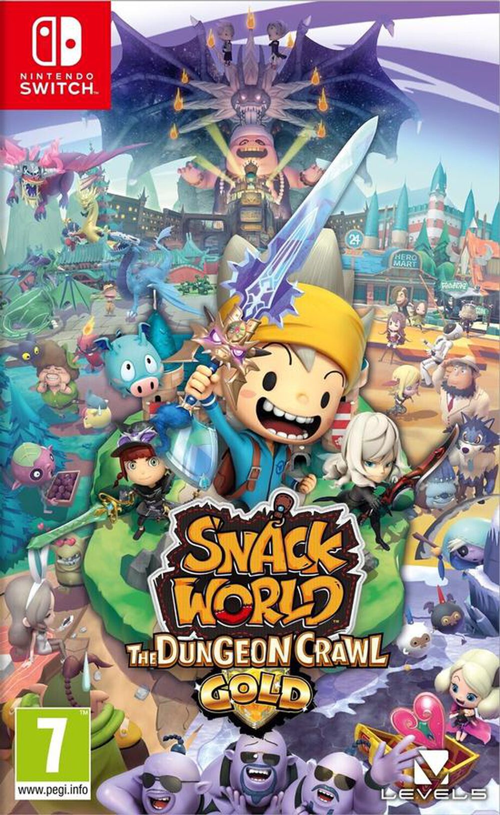 Snack World Mordus De Donjons Gold - Occasion SWITCH
