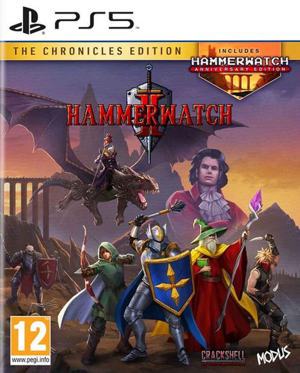 Pochette avant du jeu Hammerwatch II The Chronicles Edition PS5