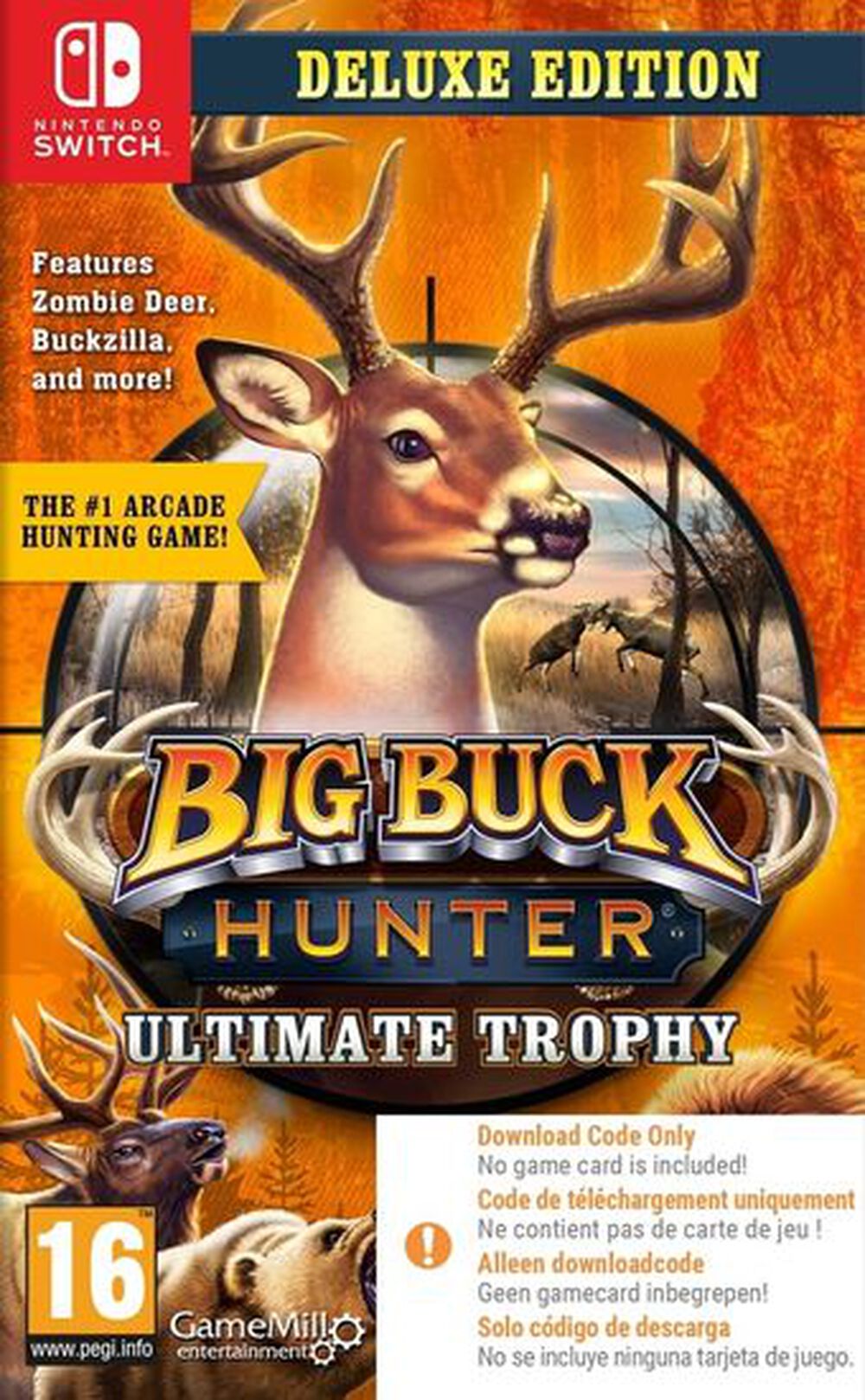Pochette avant du jeu Big Buck Hunter Ultimate Trophy Deluxe Edition (code De Téléchargement) SWITCH