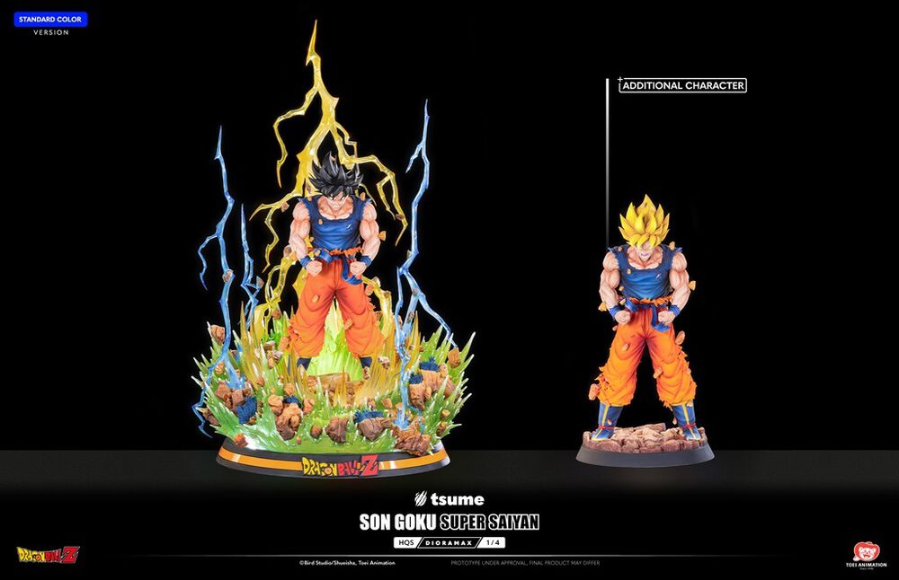 Statuette HQS Dioramax - TSUME - Dragon Ball Z - Son Goku Super Saiyan 1/4 (standard)