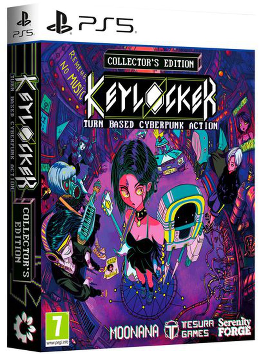 Keylocker Turn Based Cyberpunk Action Collector's Edition