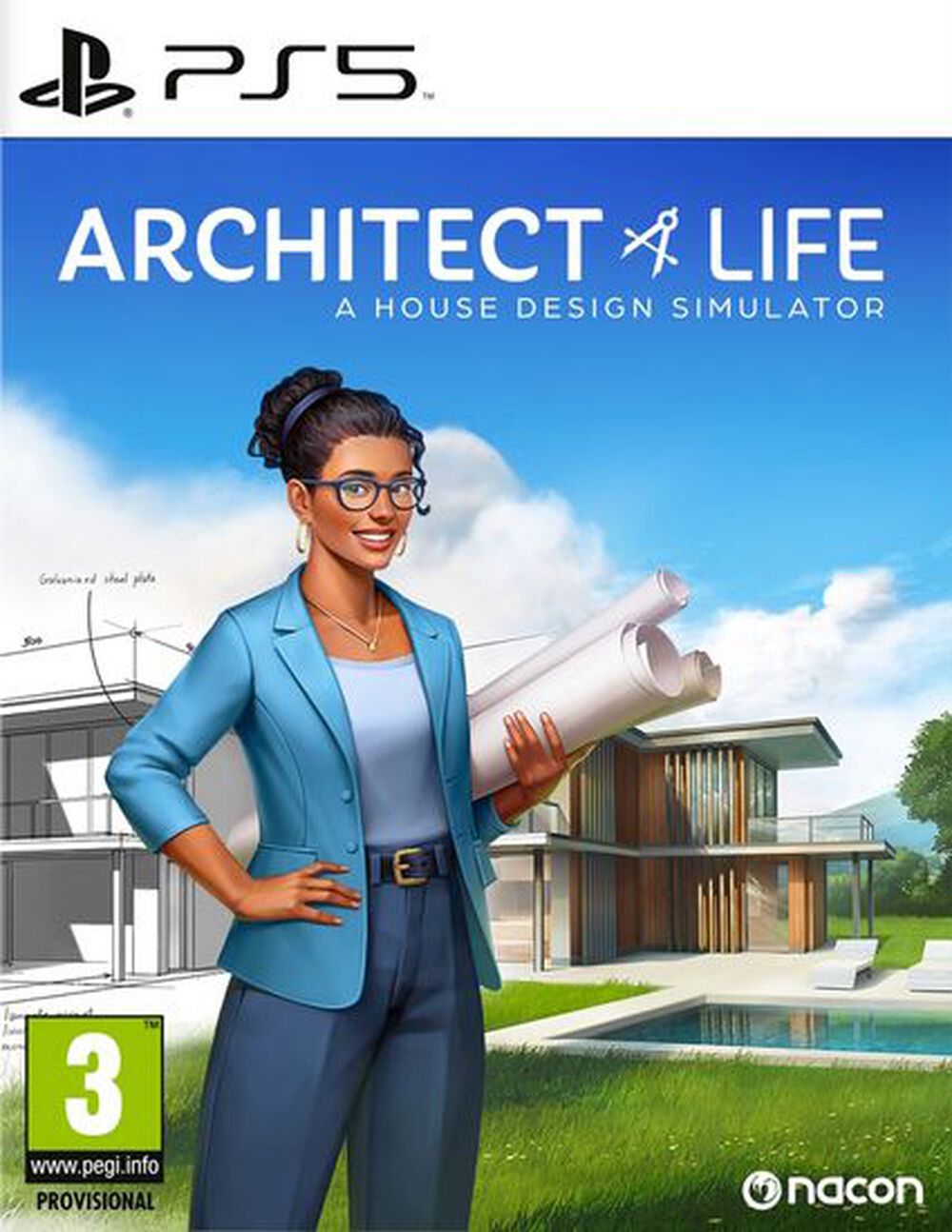 Pochette avant du jeu Architect Life A House Design Simulator PS5
