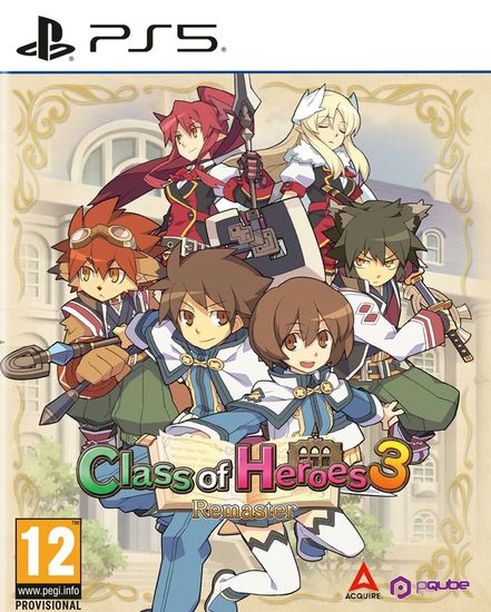 Pochette avant du jeu Class Of Heroes 3 PS5