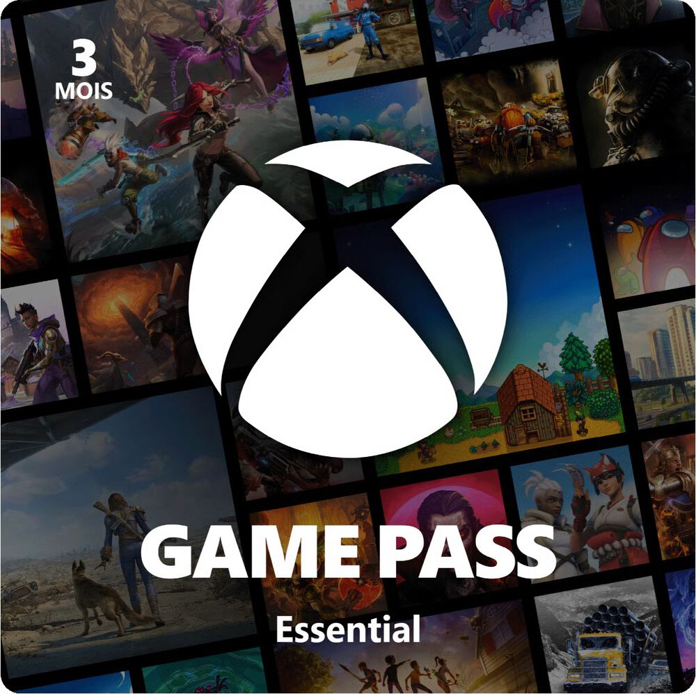 Xbox Game Pass Essential 3 Mois - Xbox Series - Standard
