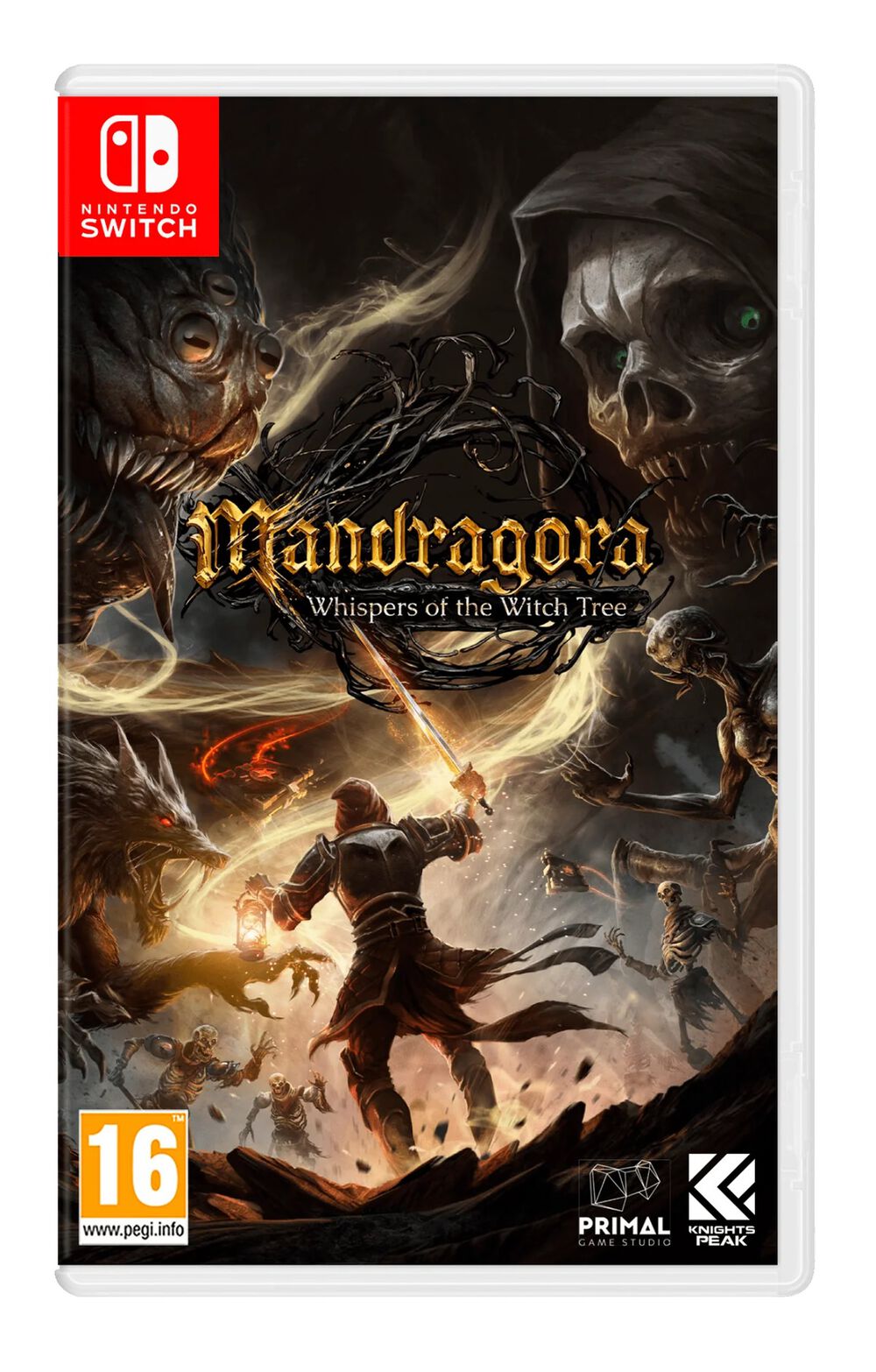Pochette avant du jeu Mandragora Whispers Of The Witch Tree SWITCH