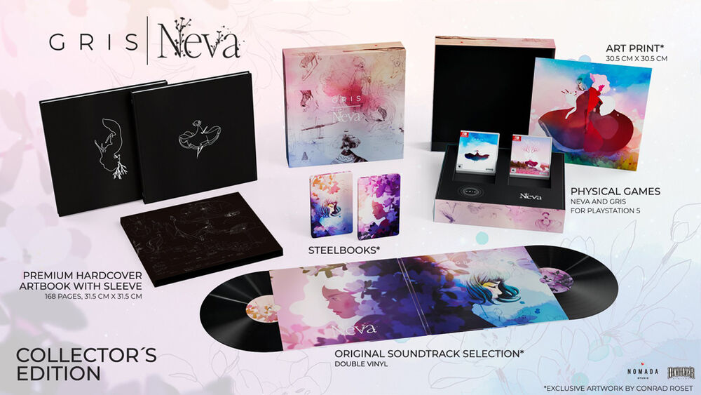 Pochette avant du jeu Gris + Neva Collectors Edition SWITCH