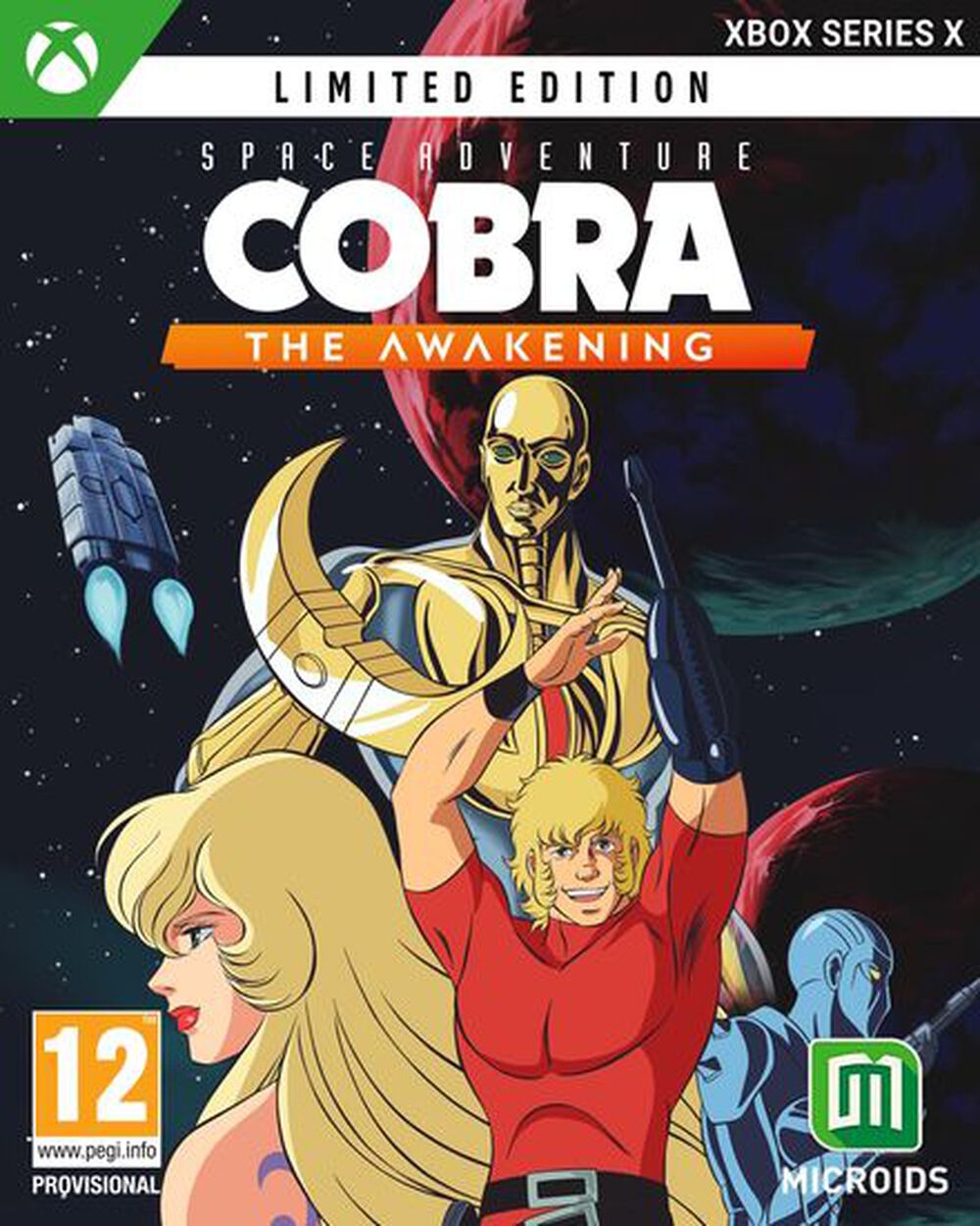 Pochette avant du jeu Space Adventure Cobra The Awakening Xbox