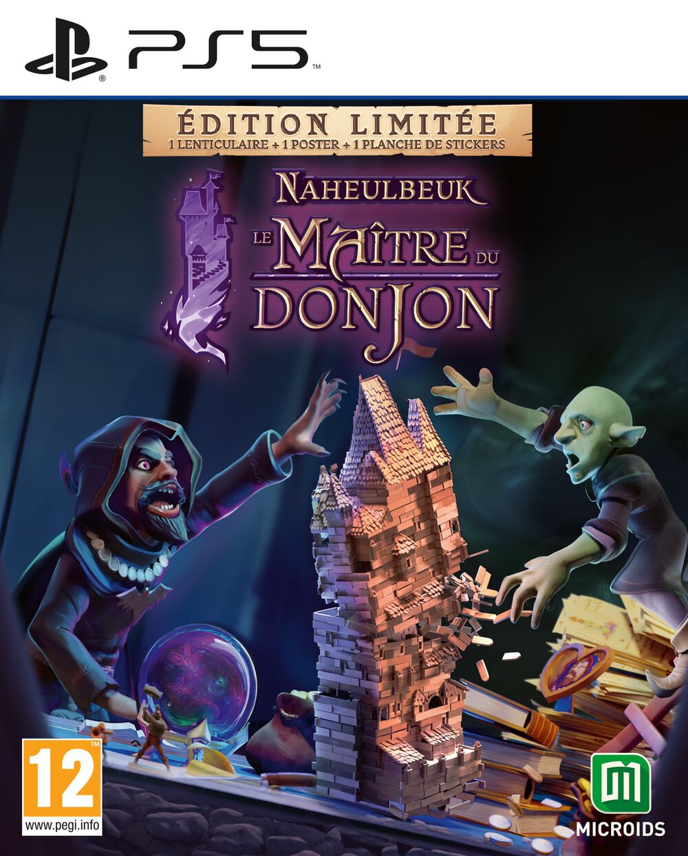 Pochette avant du jeu Le Maître du DonJon de Naheulbeuk Edition Limitée PS5