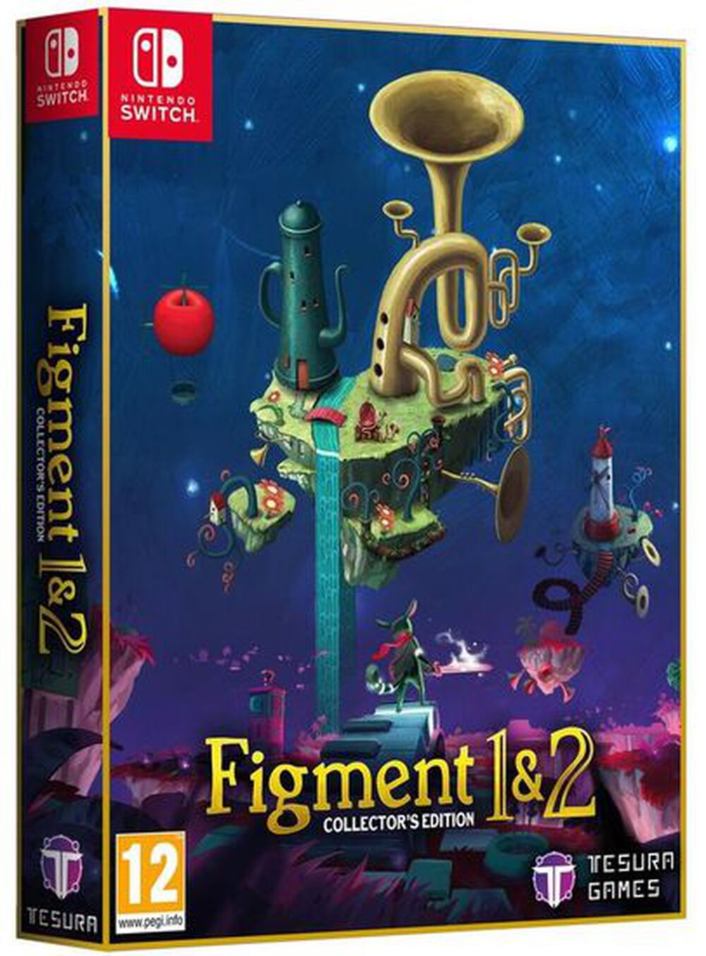 Pochette avant du jeu Figment 1 & 2 Collector's Edition SWITCH