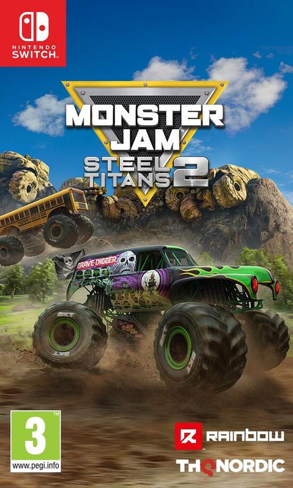 Monster Jam Steel Titans 2 - Occasion SWITCH