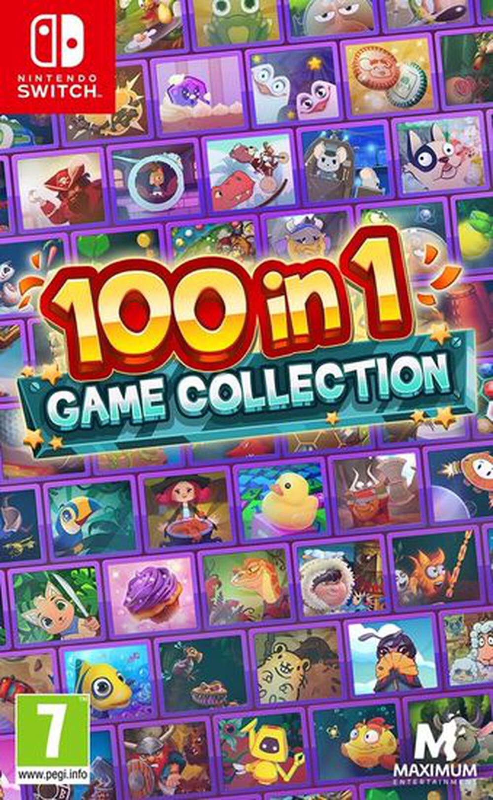 Pochette avant du jeu 100 in 1 Game Collection Nintendo Switch