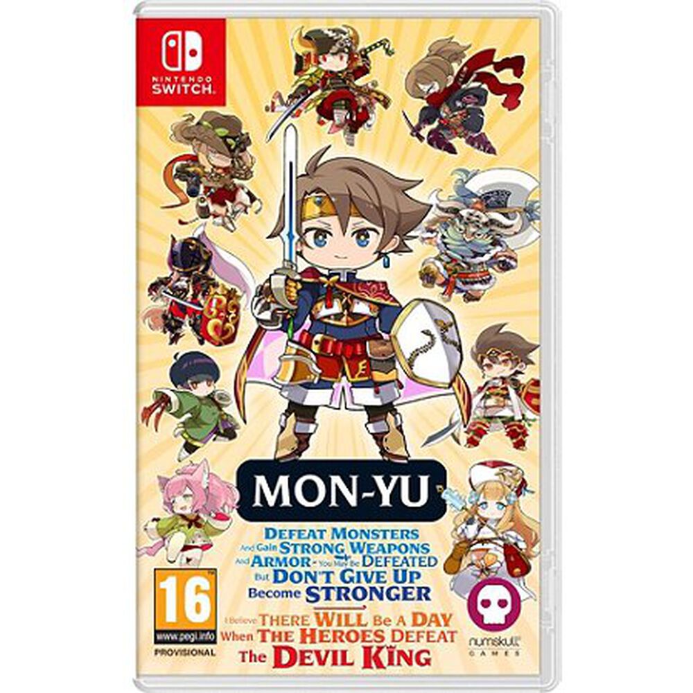 Pochette avant du jeu Mon-yu SWITCH
