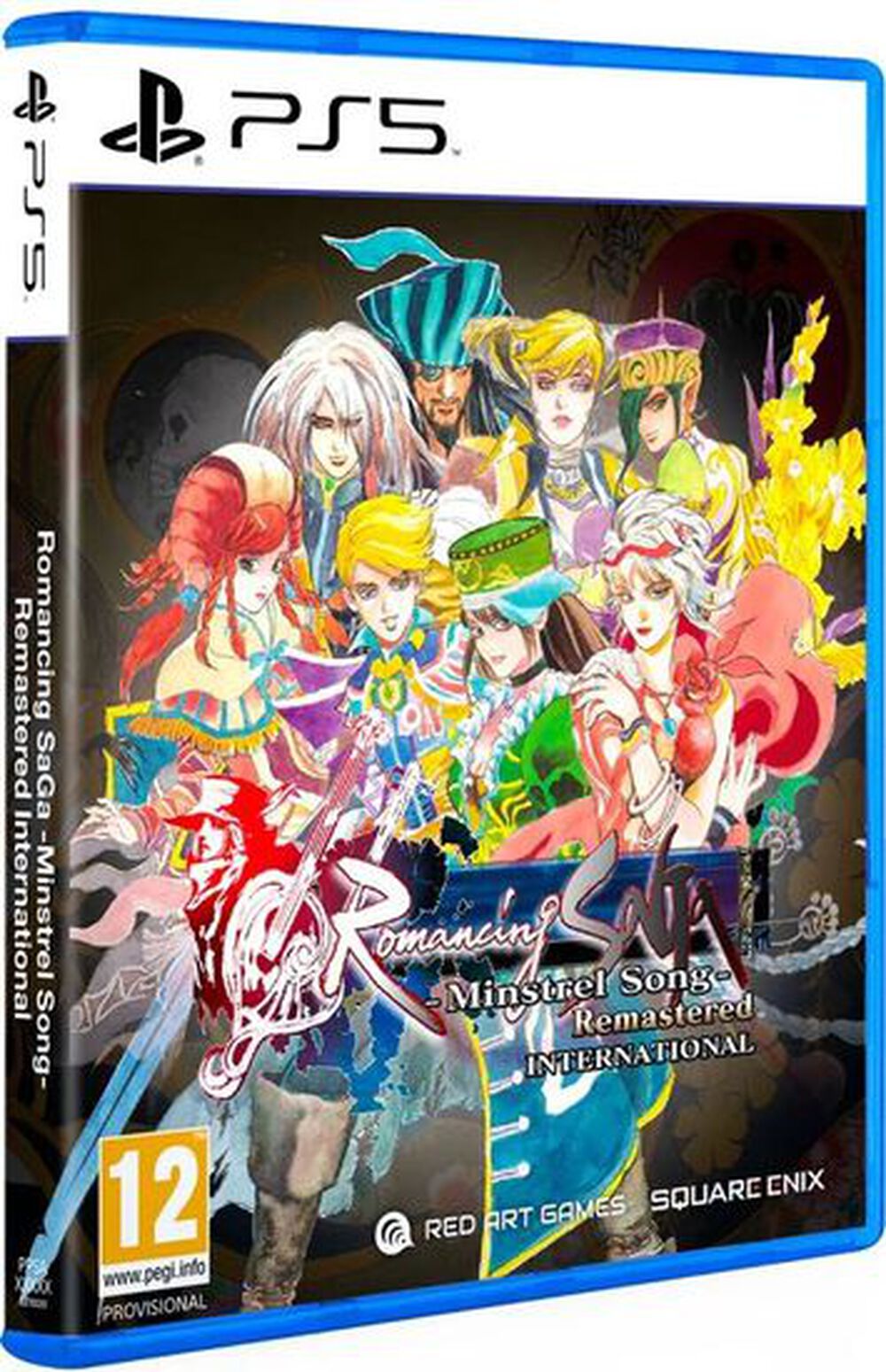 Pochette avant du jeu Romancing SaGa Minstrel Song Remastered International PS5