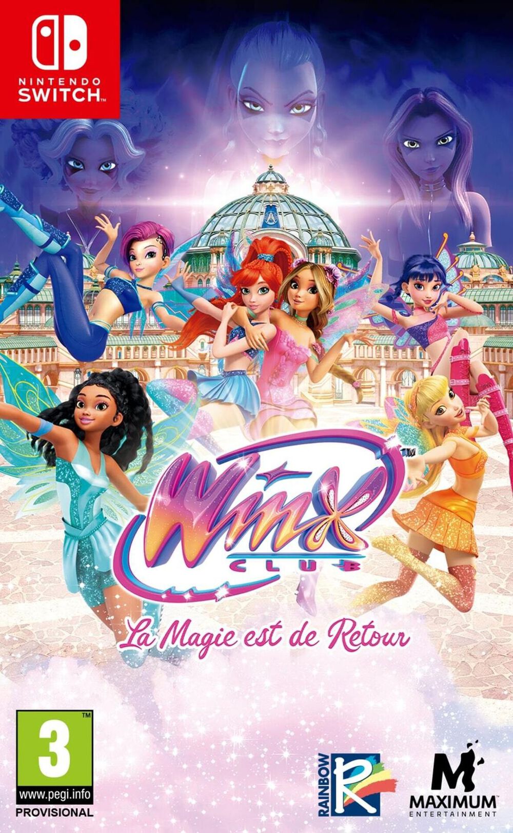 Pochette avant du jeu Winx Club La Magie est de Retour 