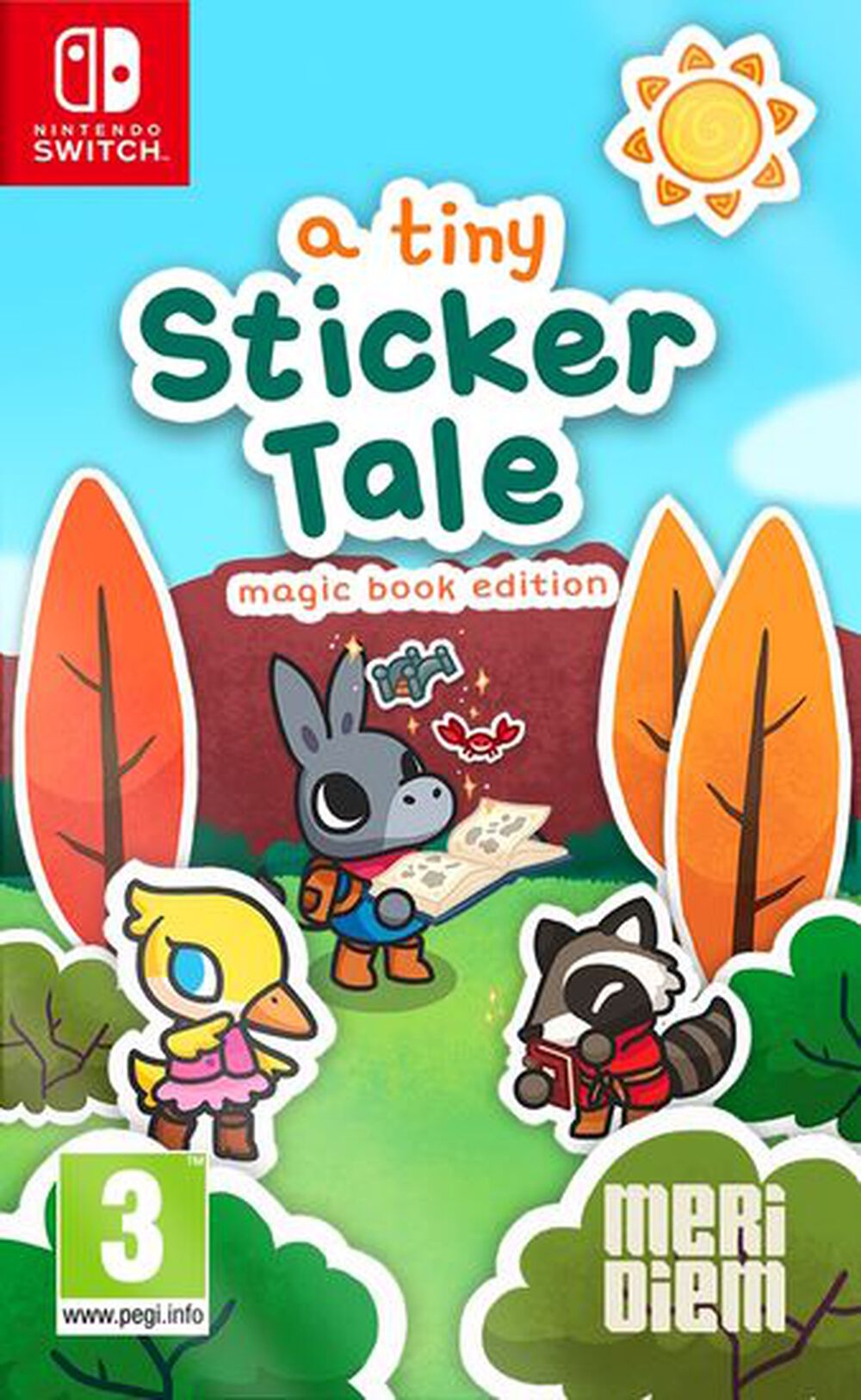 Pochette avant du jeu A Tiny Sticker Tale Magic Book Edition Nintendo Switch