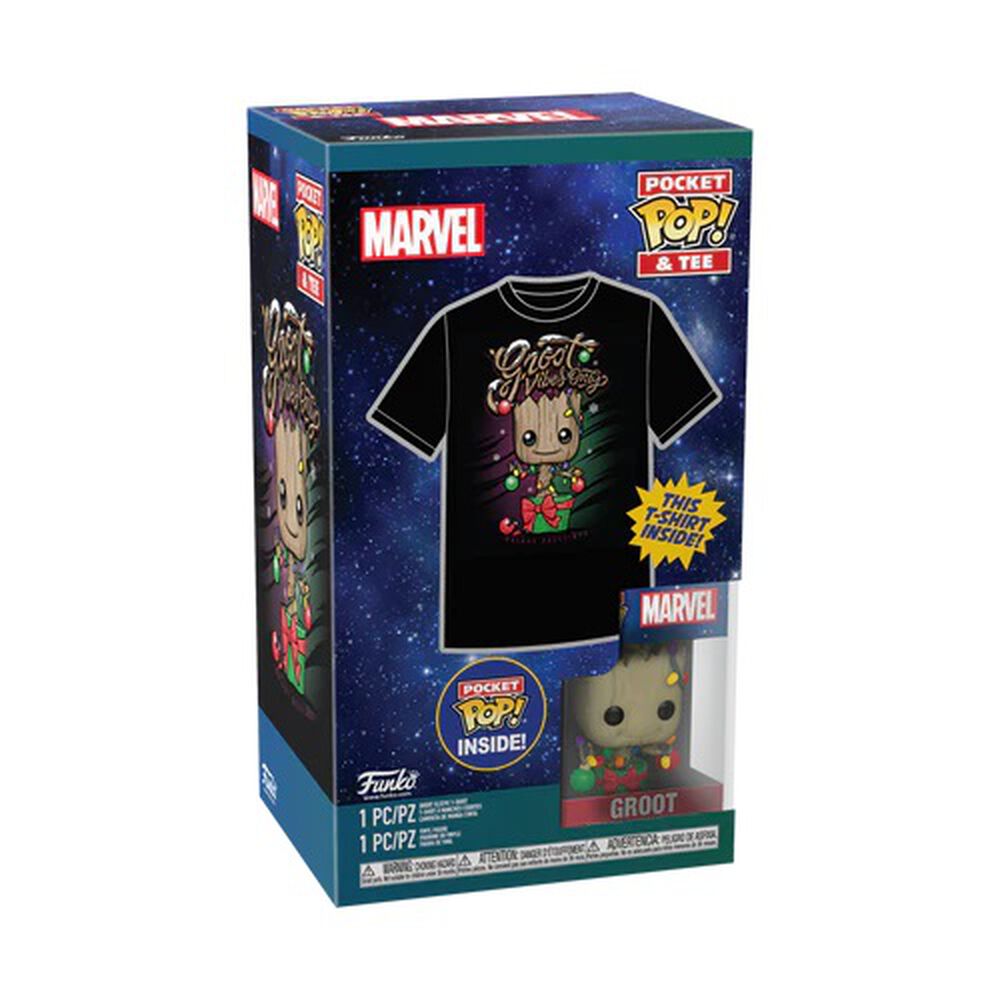 Pocket Pop! & Tee - Les Gardiens De La Galaxie - Holiday Groot Taille S