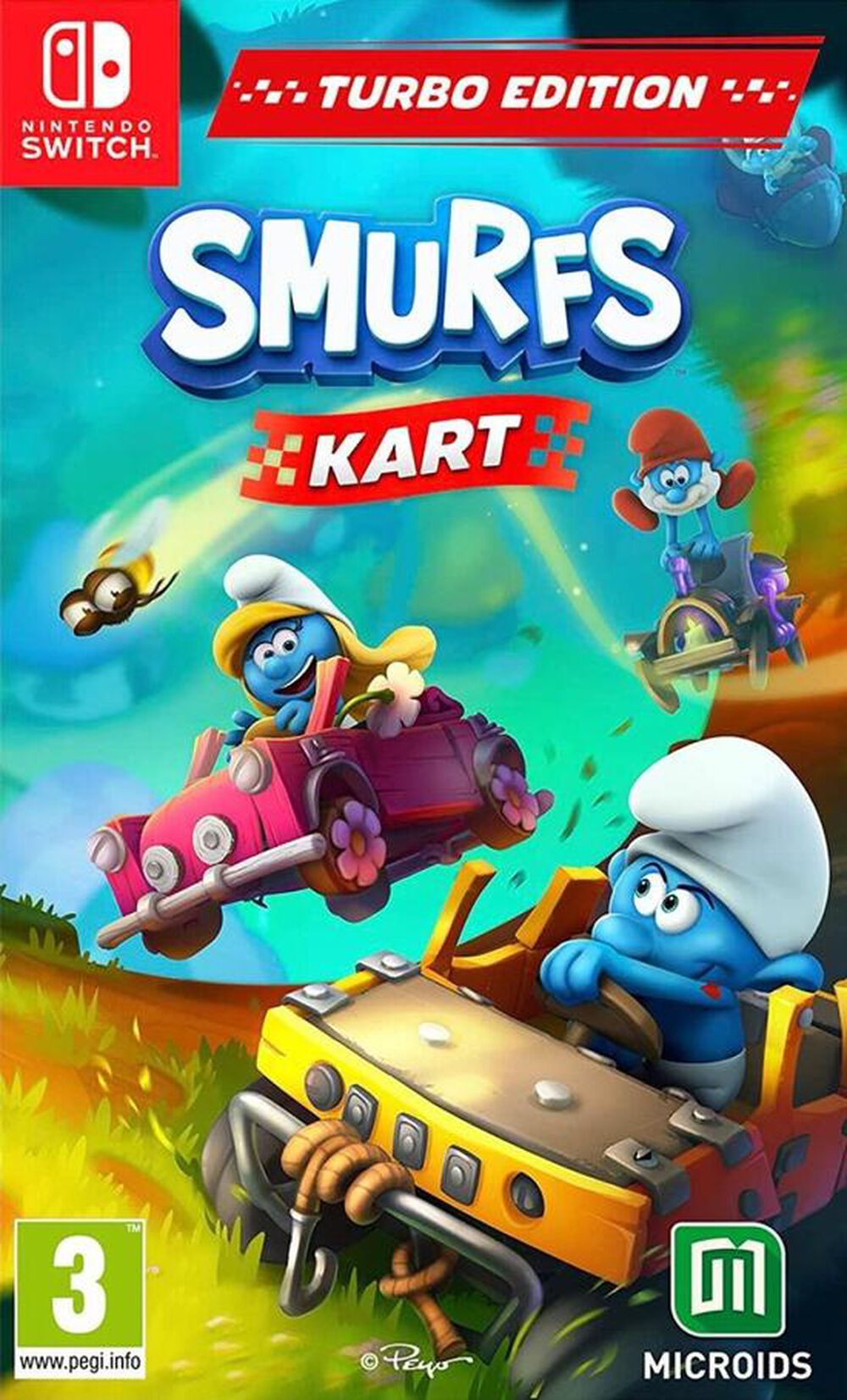 Jeux Reconditionnés Schtroumpfs Kart - Occasion Switch