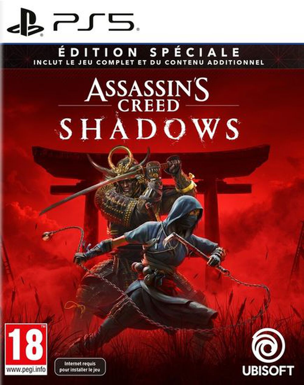 Pochette avant du jeu Assassin's Creed Shadows Special Edition PS5