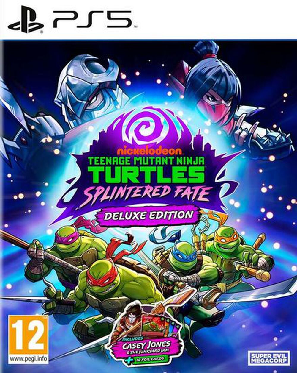 Pochette avant du jeu Teenage Mutant Ninja Turtles Splintered Fate Deluxe Edition PS5