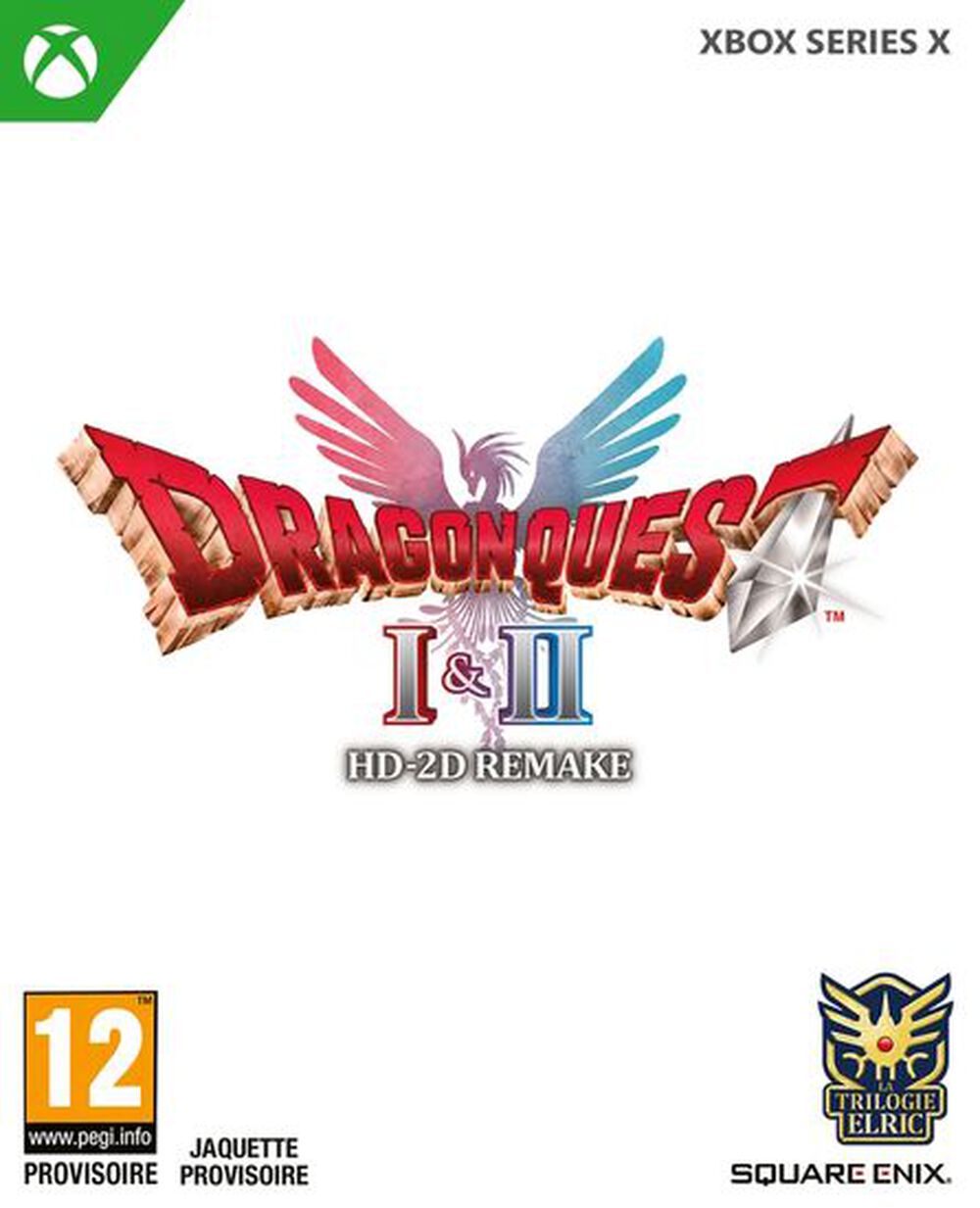 Pochette avant du jeu Dragon Quest I & II HD-2D Remake Edition Xbox Series X