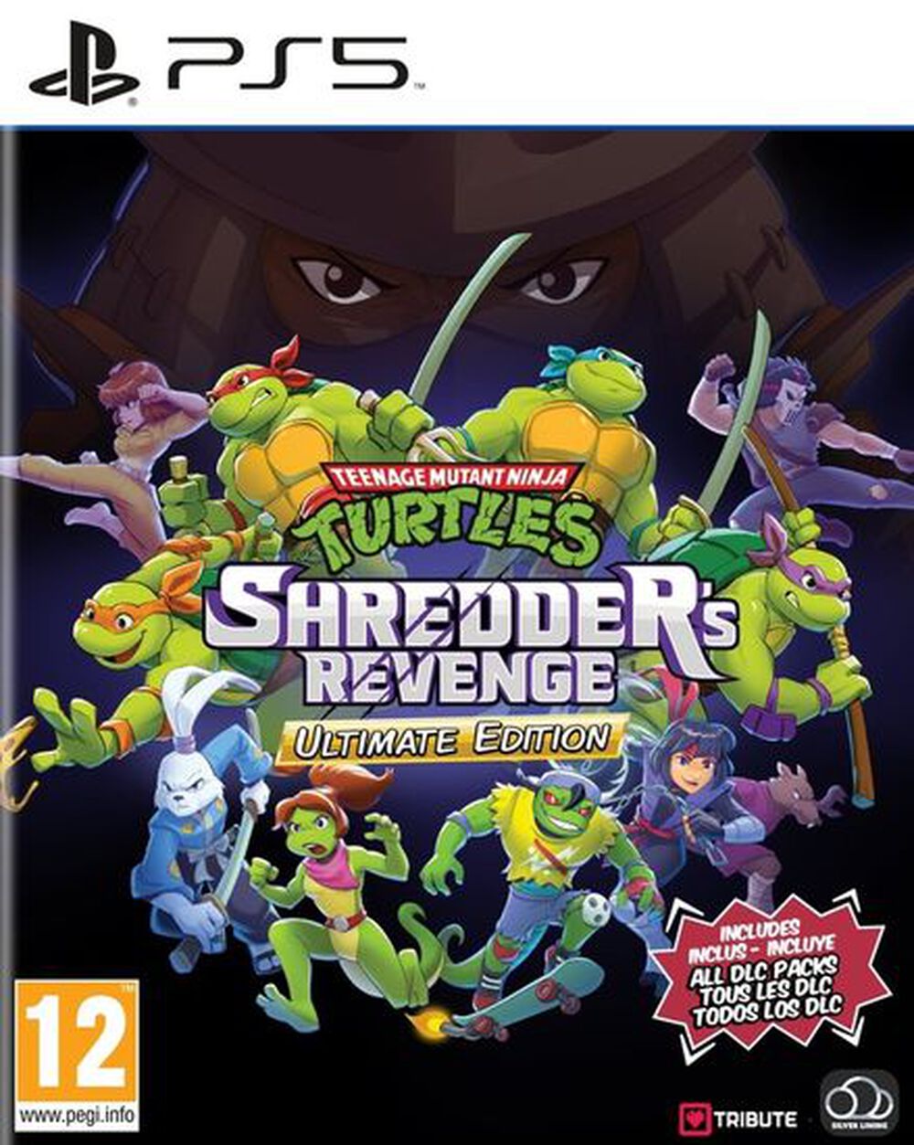 Pochette avant du jeu TMNT Shredder's Revenge Ultimate Edition PS5