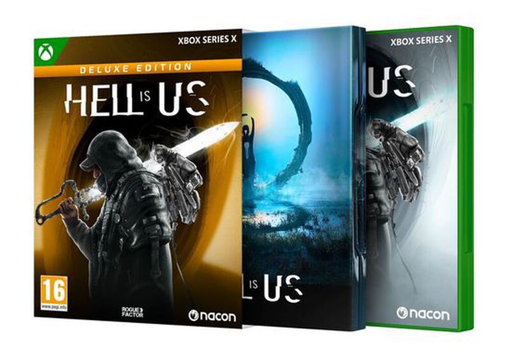Pochette avant du jeu Hell Is Us Deluxe Steelcase Edition XBOX SERIES X