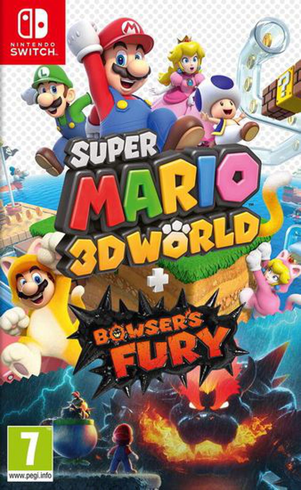 Pochette avant du jeu Super Mario 3D World + Bowser's Fury Nintendo Switch