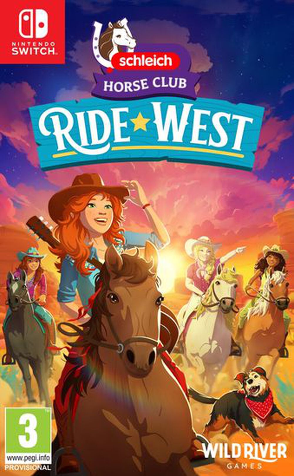 Pochette avant du jeu Horse Club Ride West