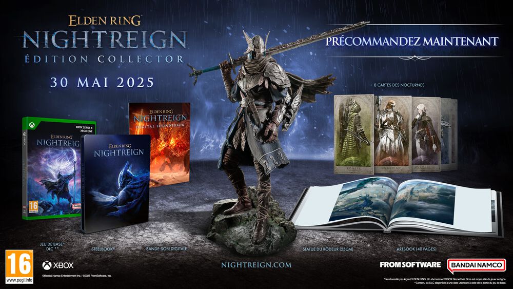 Pochette avant du jeu Elden Ring Nightreign Collector's Edition XBOX SERIES X