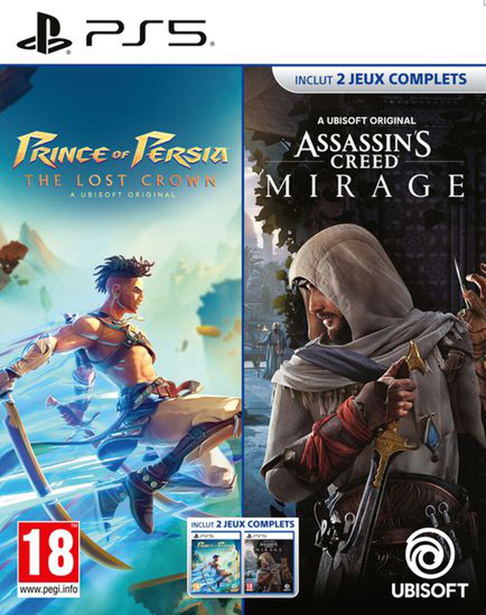 Compil Prince Of Persia Lost Crown + Ac Mirage - Occasion PS5